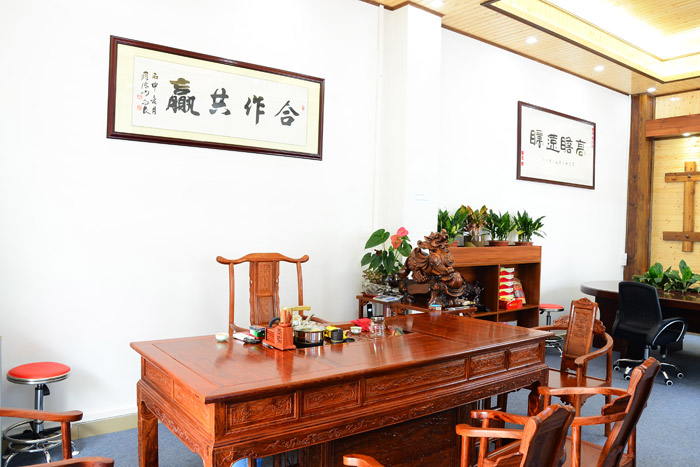 旭彩网公司接待区